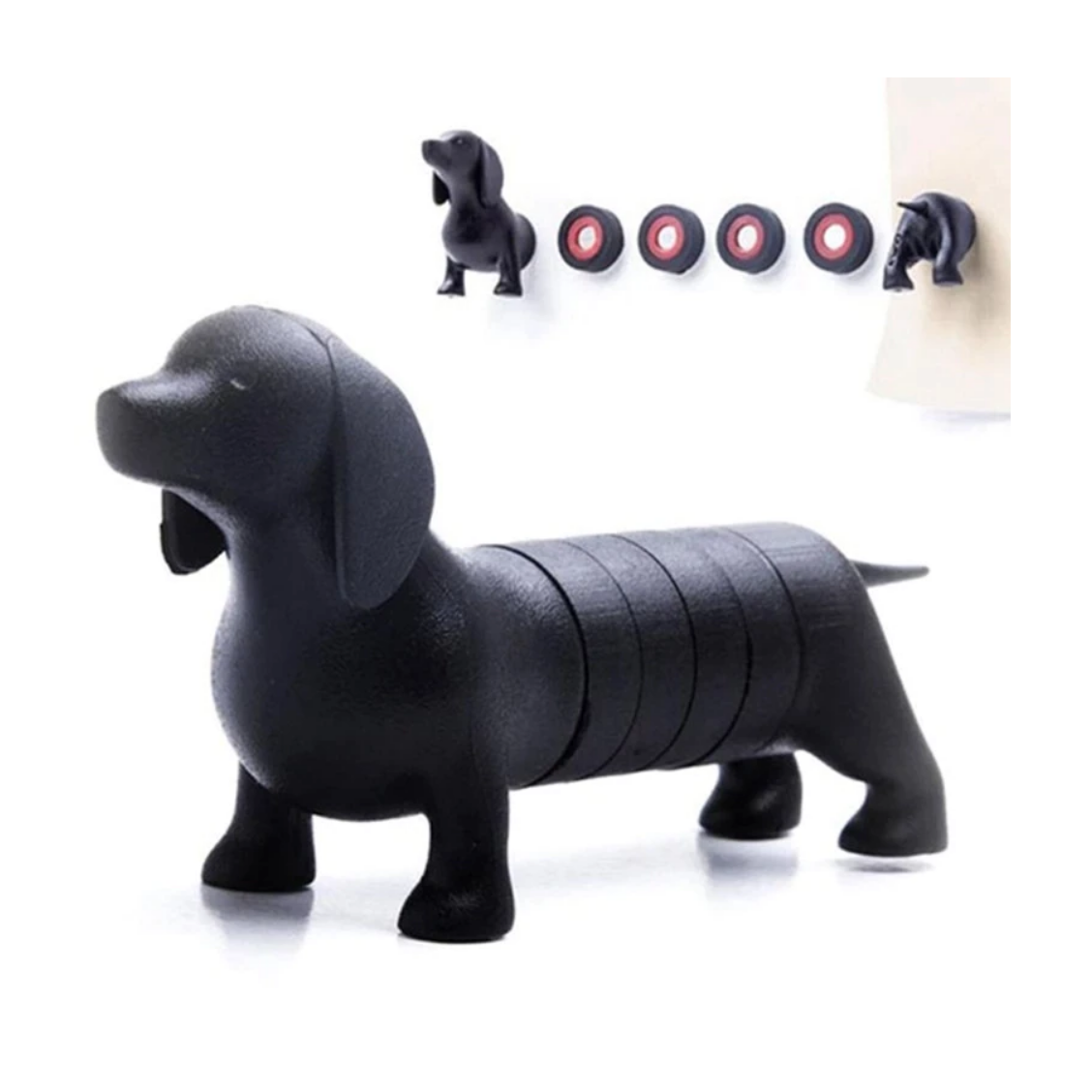 Household Kitchen Mini Cute Dachshund Fridge Magnet Magnetic Refrigerator Sticker Decoration Accessories