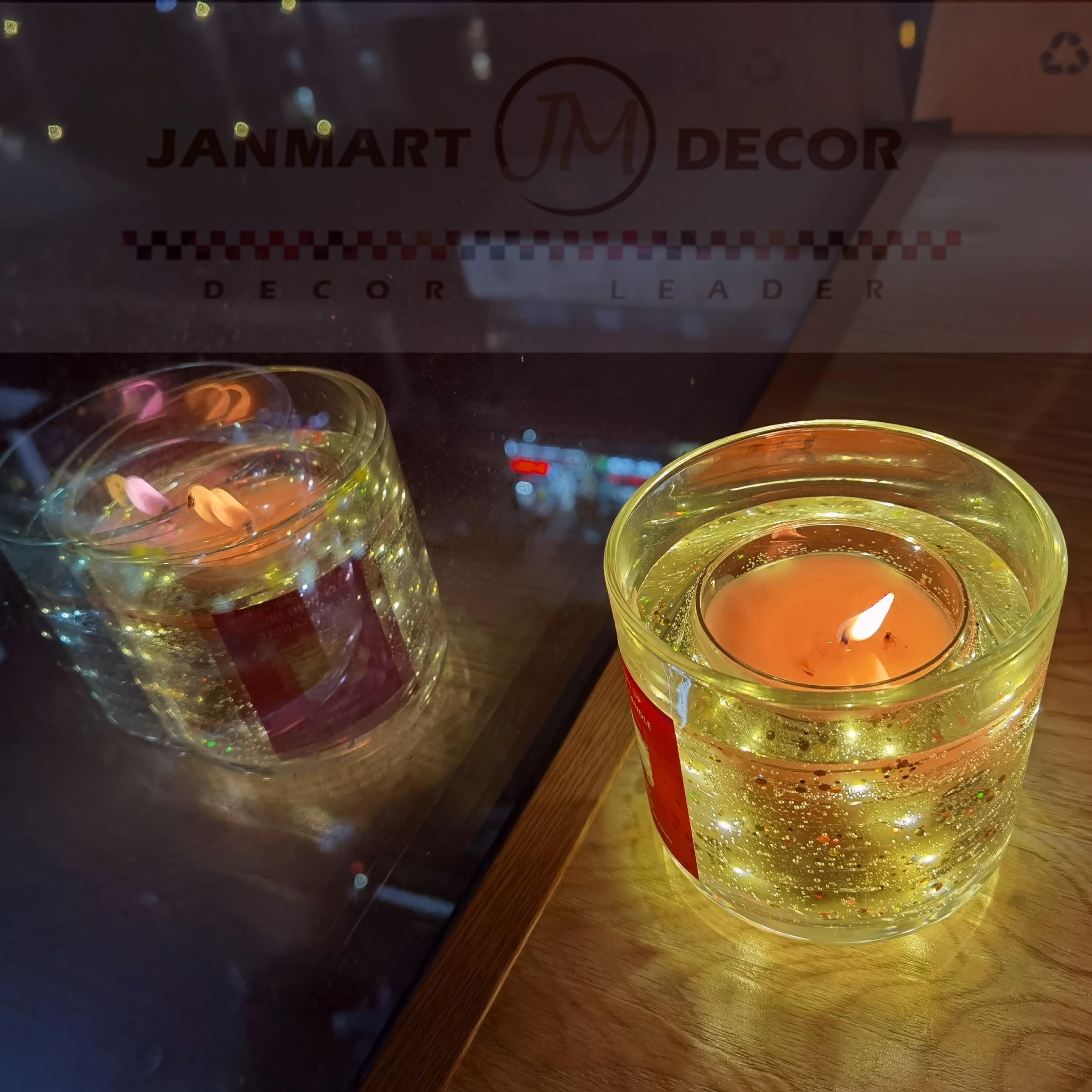 Romantic Christmas Luxury Scented Candle Gift Box LED Light Up Candle For Valentine's Day Home Decoration