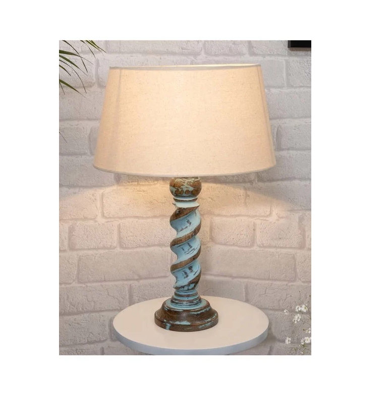 luxury modern wood lamp decorative bar metal cordless table lamp restaurant and studyroom lamp and wood base