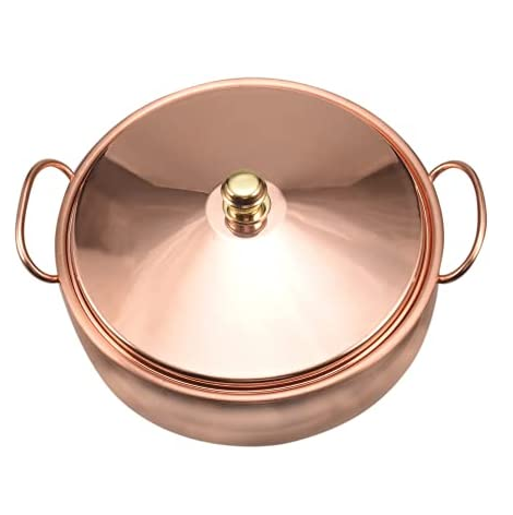 Copper Casserole pot cookware set square casserole and kitchenware and restaurants and handmade use for at best price