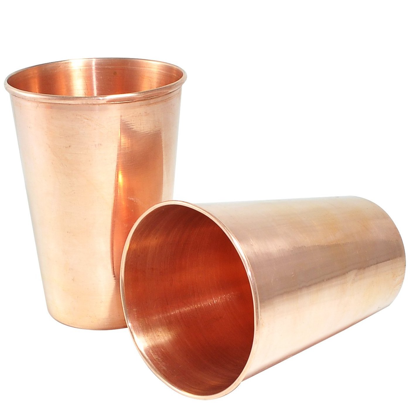 Copper glass Single Wall Stainless Steel Stemless Wine Glasses Copper Wine Glasses Copper Plated Beer Cup Shape for low price