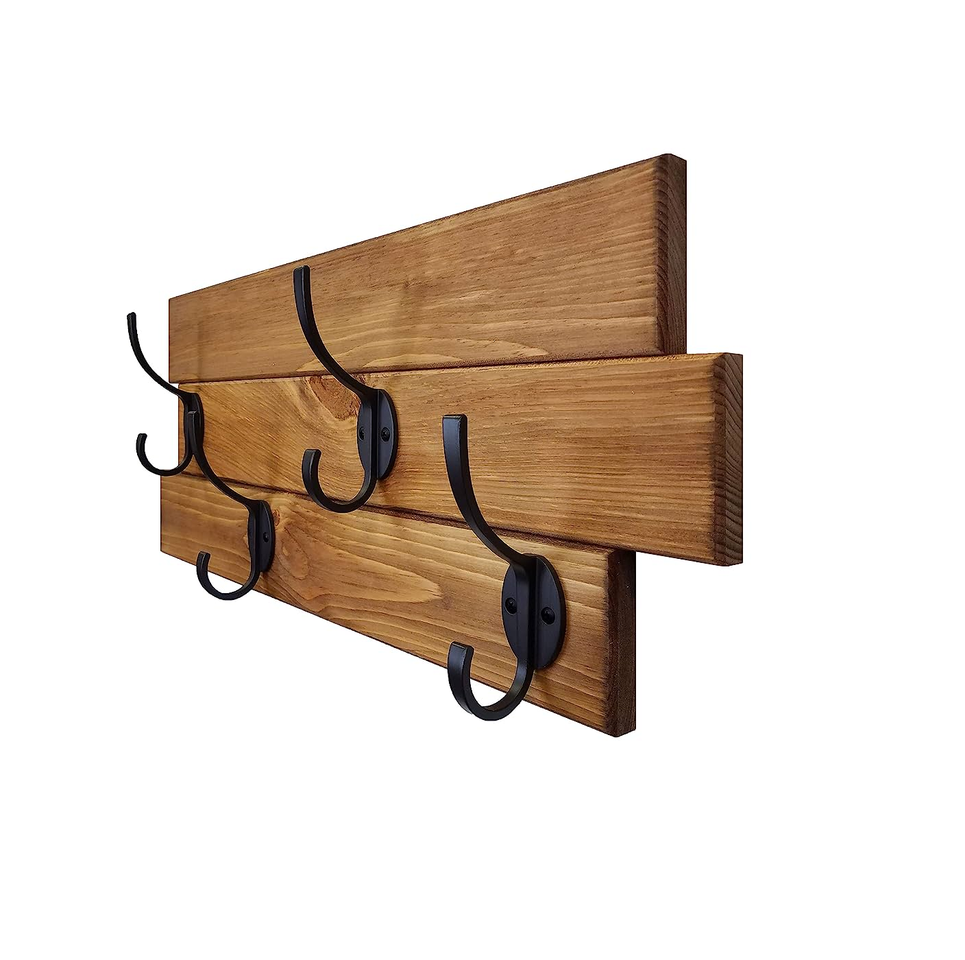 Metal and wood wall decorative Storage Holders Hanger Wall Decor Wood bent curve Coat Hooks and with sale