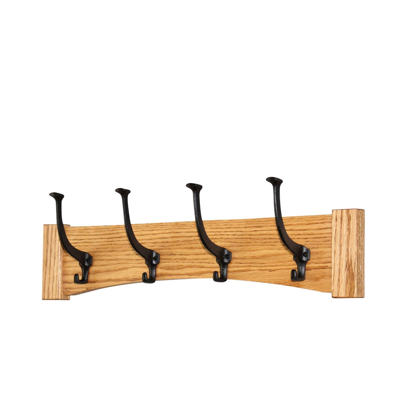 Metal and wood wall decorative Storage Holders Hanger Wall Decor Wood bent curve Coat Hooks and with sale