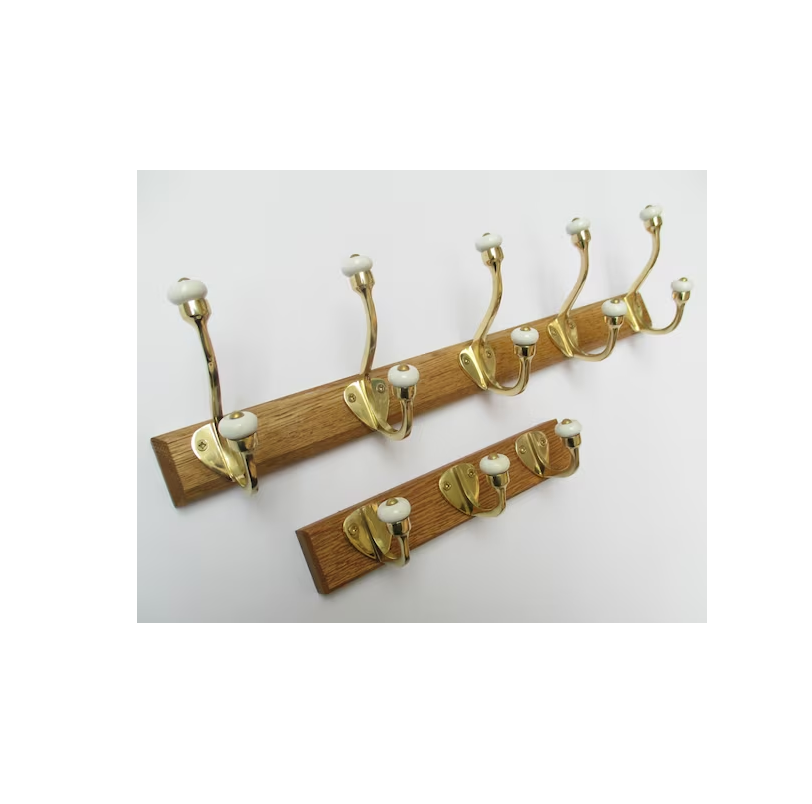 Metal and wood wall decorative Storage Holders Hanger Wall Decor Wood bent curve Coat Hooks and with sale