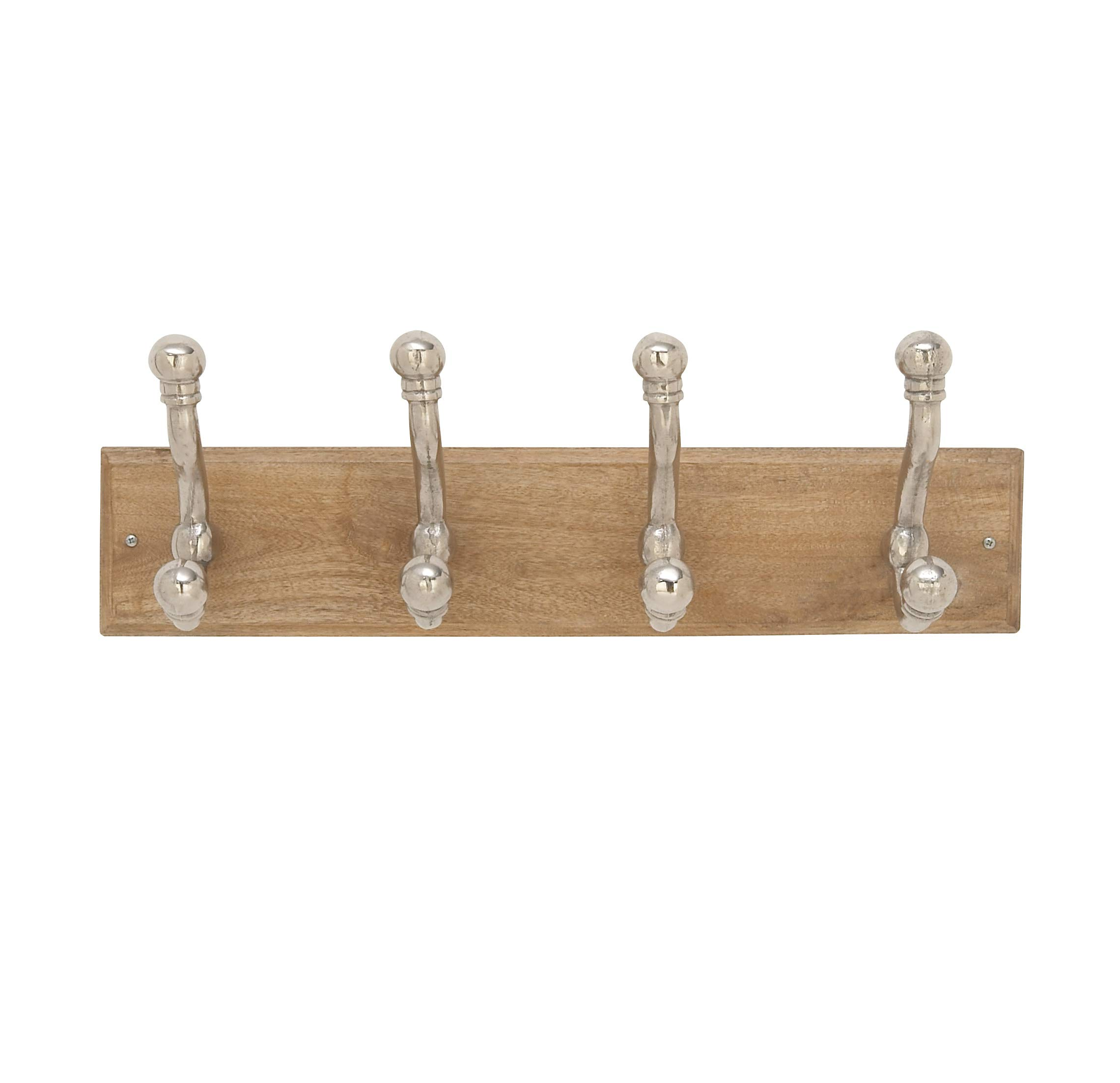 Wood hook holder Home Decor Wall Organizer Wooden Holder Hooks Rack Hanging with sale product free sample