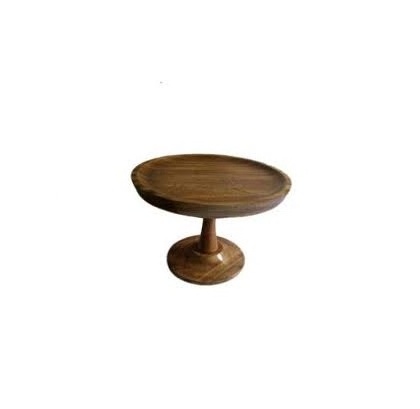 Wood Rustic Cake Stand Dome-style Cake Pan With Legs Acacia Wood Shatterproof Acrylic Cover for natural wood color