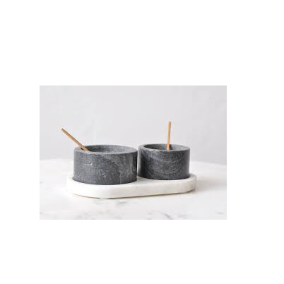 Latest Design Marble salt and pepper sell Bowl Home Decorative Natural Granite korean Stone hot sale product