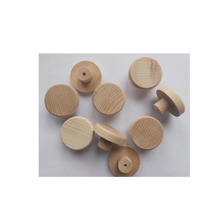 New Design Wood knob Furniture Rattan Knobs /door handles for cupboards drawers pulls bedroom use and at best price