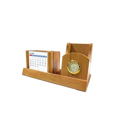 Competitive Price Wooden pen holder and watch Led Time Display Bedroom Digital Alarm Clock with sale product