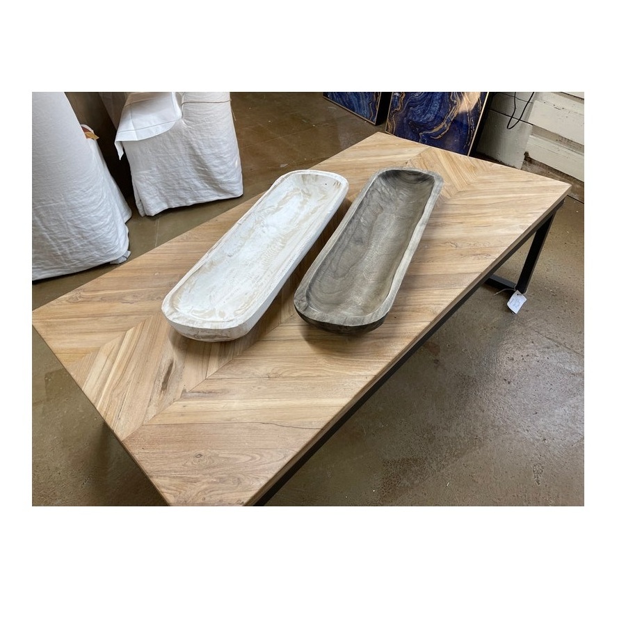 Eco Friendly Natural Acacia Wooden Dough Bowls Wholesale customized size and sale for kitchenware use and home