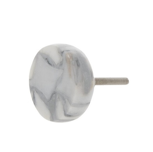 Factory Marble black knob Furniture Drawer Cabinet Wardrobe Dresser Knob Handle Pulls with sale product free sample