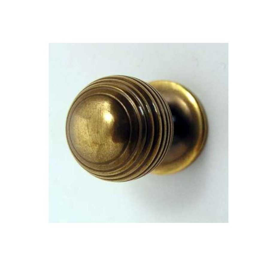 Style Round Brushed Brass knob Dresser Drawers Pulls Door Knobs Kitchen Cabinet Brass Knob with handmade shinny polished