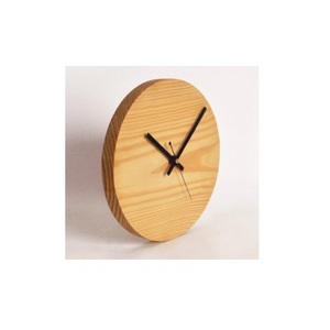 High quality wood wall clock decorative Farmhouse Wooden 18 Inch Round Battery Operated Hanging Wall Clock