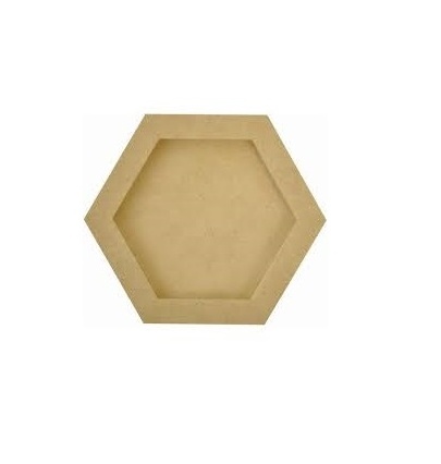 Wholesale MDF photo frame and hexagon shape 4 30x40cm Black Decoration Wall Wooden Picture Photo Frames for sale