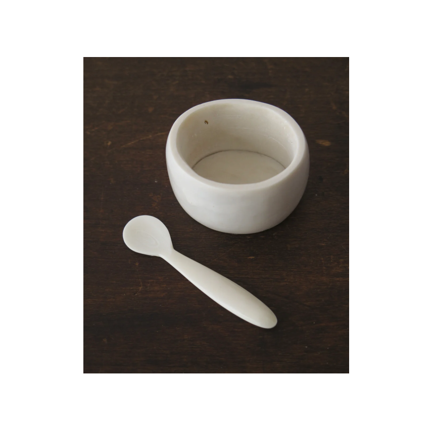 High quality ceramic salt bowl Gift Box Pepper Mill With Coaster Spoon Pepper And Salt for at best price