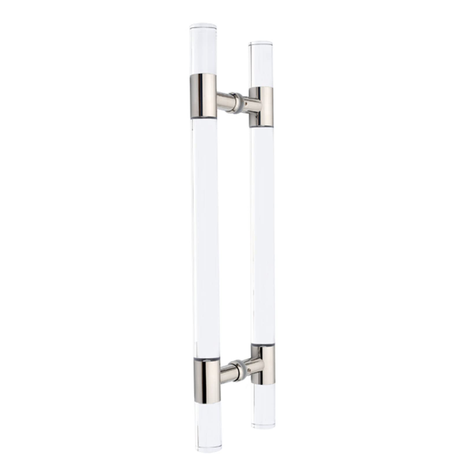 Unique stylish Acrylic door handle hardware handle selling wholesale supplier acrylic door handle 4 piece shinny polished