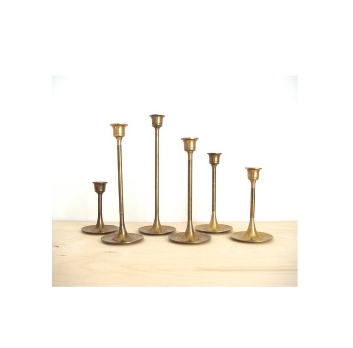 Brass candle stand Head Wrought Iron Gold Stand Candle Holder for Wedding and Home Decoration for hot sale