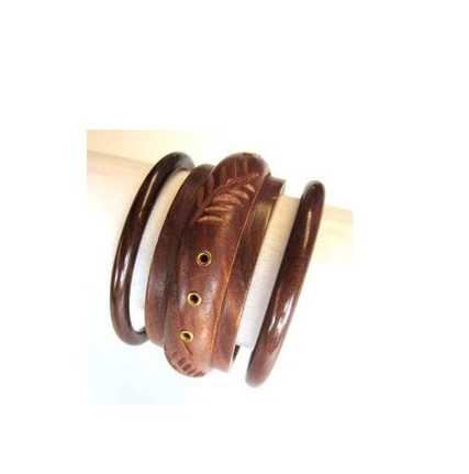 Wood and printed Cuff Bracelets and bangles hand made brass simple cuff bangle for customized color piece