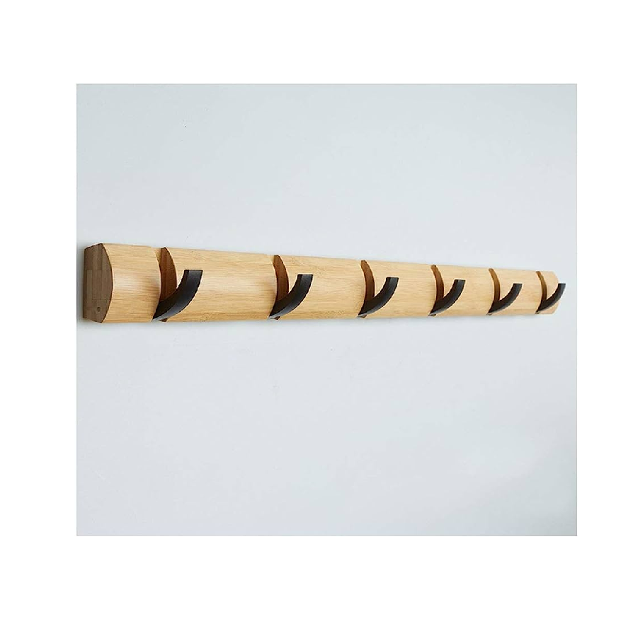 High quality Wooden and Metal Wall Door Hooks for Hanging Bathroom Clothes Hanger with wall decorative items