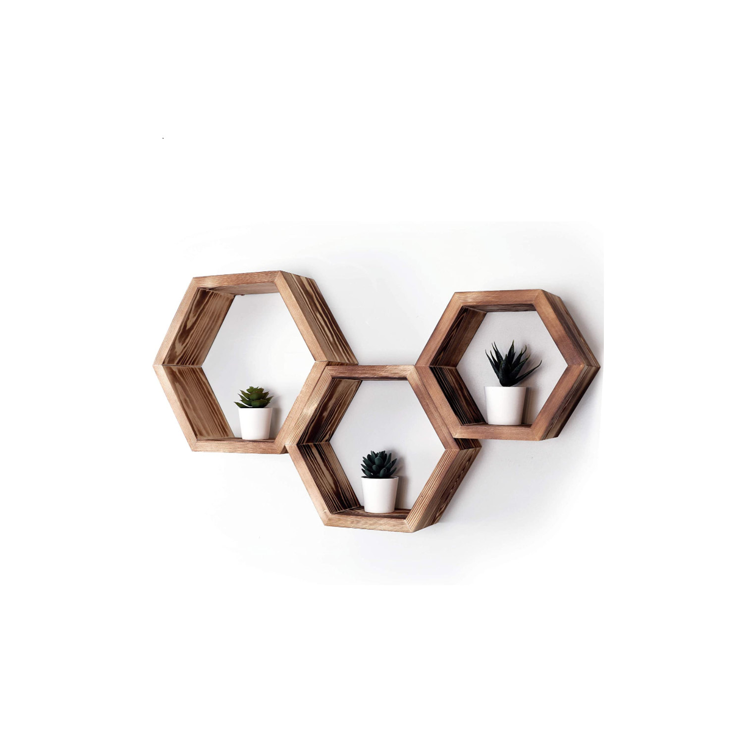 Home Decoration Wood Solid wall decorative items Handicraft Art & Art 100% Handmade Laser Engraving Love hexagon shape