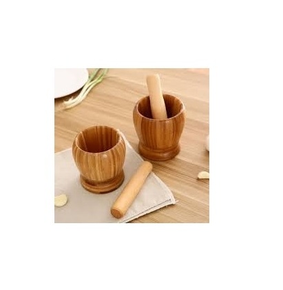 Wood Mortar And Pestle Cheap Natural Surface Stone Granite Mortar And Pestle/ Herb Spice And Nut Grinder for selling