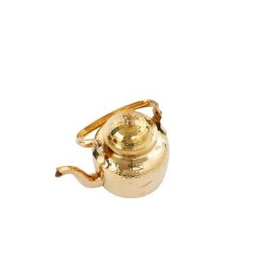 High Quality Solid brass Tea/Coffee Storage large size Kettle with brass handle for kitchenware daily use tabletop tea pot