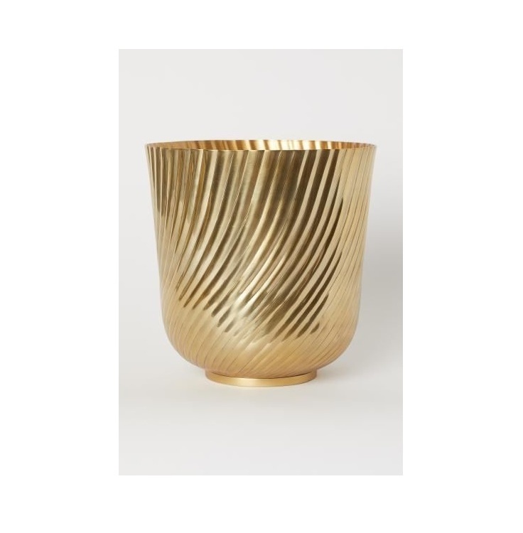 simple design copper large size planter pot huge flower pot for home garden decorative for free low price sample