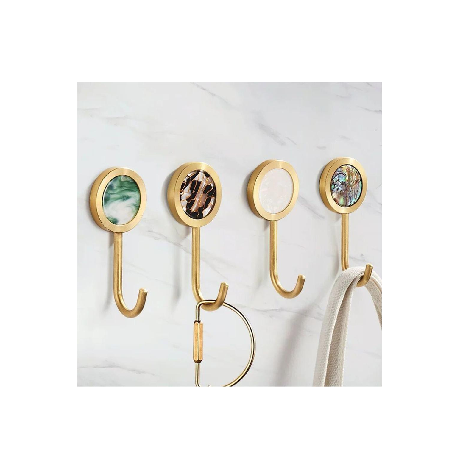 Furniture Hardware brass Black Hooks holder Wall Mounted Easy to Install Hook and wall hanging use small size