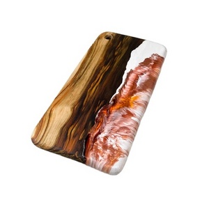 Epoxy resin wood and mix cutting board custom wooden serving board wooden Chopping Board hotel and restaurant use