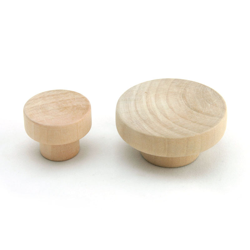 New Design Round Furniture Wood Knobs / Wood Knobs Rattan Drawer Knobs for customized size cheap price with sale