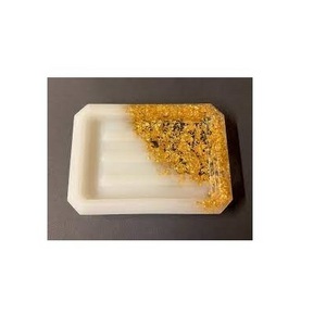 Handmade resin Soap Holder Storage Box Mold Epoxy Resin Mold Soap Dish for square shape Decoration