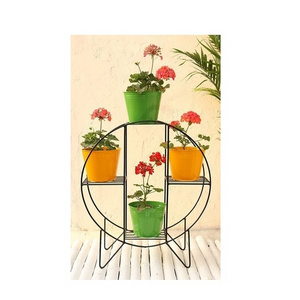 Factory Modern metal Plant Pots Round customized color Plant Stand Metal for Indoor Outdoor Potted Home Decor Gold Flower Stand