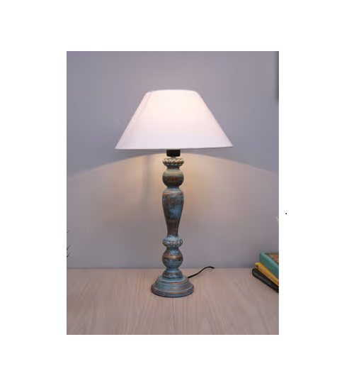 luxury modern wood lamp decorative bar metal cordless table lamp restaurant and studyroom lamp and wood base