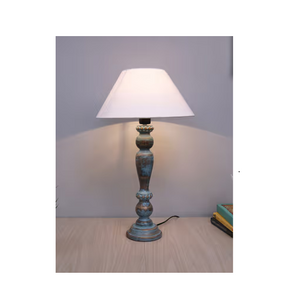 luxury modern wood lamp decorative bar metal cordless table lamp restaurant and studyroom lamp and wood base