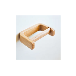 Wooden Roll Paper Towel Holder Bathroom Tissue Toilet Paper Stand Rack for wall hanging decorative items