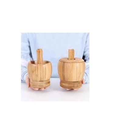 Wood Mortar And Pestle Cheap Natural Surface Stone Granite Mortar And Pestle/ Herb Spice And Nut Grinder for selling