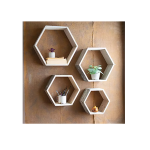 wall decorative items and Home Decoration Shape Wall Shelf Rack Wooden Wall Hangings with sale product