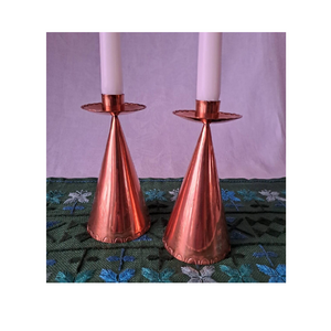 Copper Candle stand Set Wedding Tapered Gold Candlesticks Holder handmade Candle Stand For Home Decorative