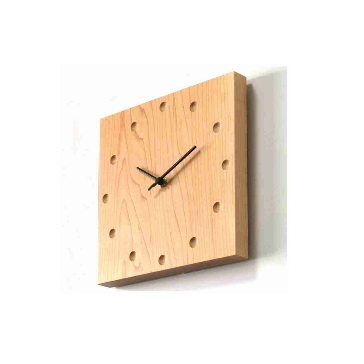 Customized classic design 8 inch round decorative wall watch wooden wall clock for home decoration with sale product