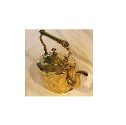 High Quality Solid brass Tea/Coffee Storage large size Kettle with brass handle for kitchenware daily use tabletop tea pot