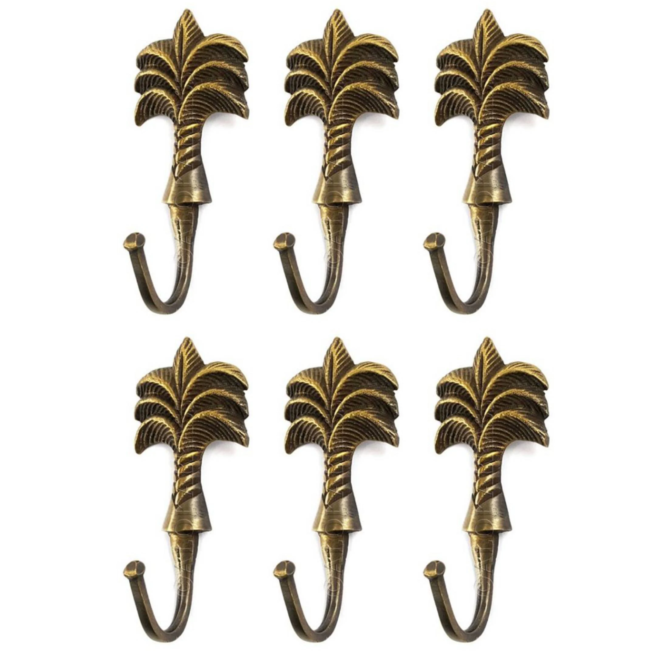 Hot sale wall Brass hook holder mount ceiling hanging hooks for wall hanging and handmade use for at best price