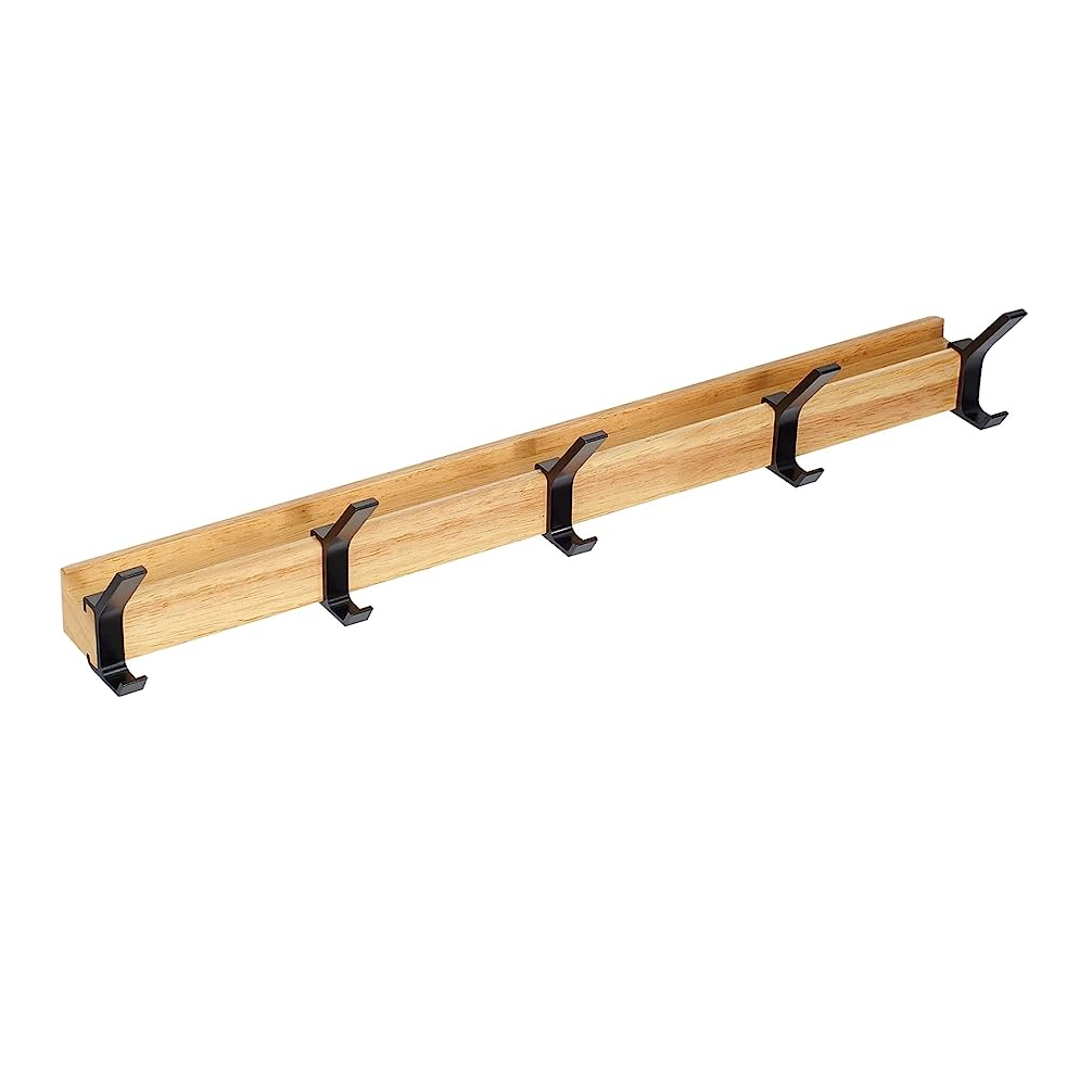 Wood and metal Wall Hooks for Hanging Coat Hooks Wall Mounted Towel Hooks for Bathroom with sale product