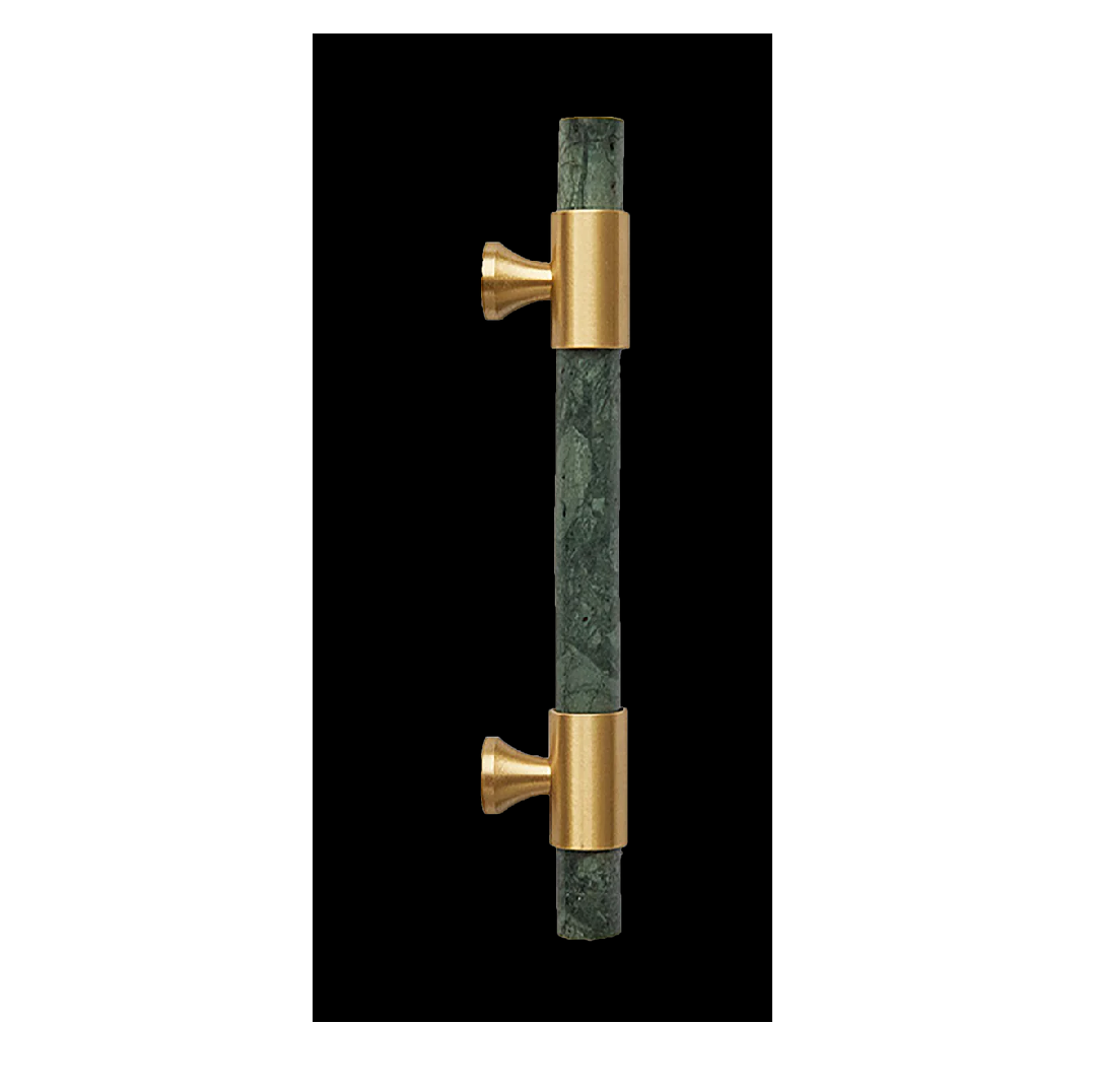 high quality Marble and brass door handle Stone Cabinet Kitchen Marble Handles Drawer Pull Handle Furniture Door Hardware