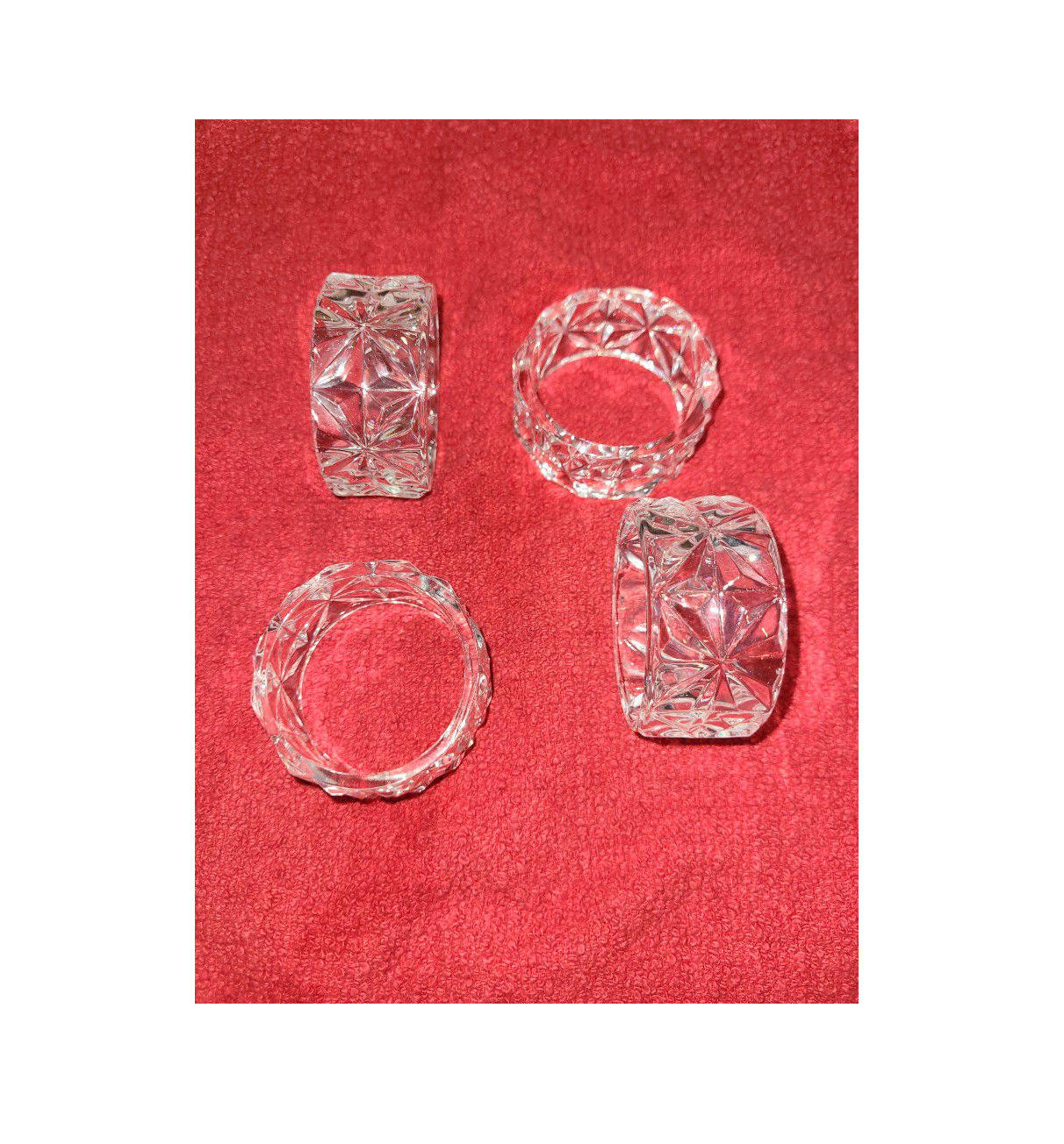 Factory wholesale Acrylic napkin ring diamond cut design butterfly napkin buckle for hotel table decoration items