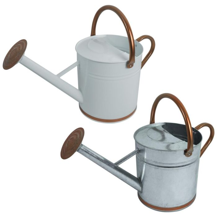 High Quality metal watering can long neck small metal watering can in bulk for Indoor garden tool 2 piece design