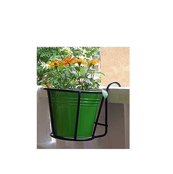 Metal Hanging Planters Flower Pot Holders Plant Iron Racks Metal Pot Balcony Round Plant metal stand