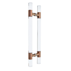 Acrylic Furniture Handle gold cabinet pulls brushed brass drawers Acrylic t bar handle knob for at best price