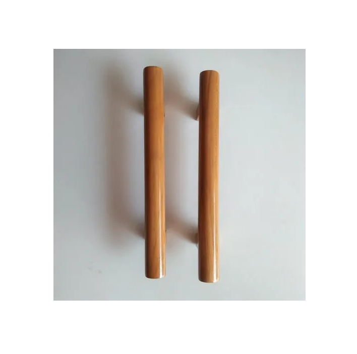 Modern design Wood door handle shop office door main wooden door pull handles with sale product natural wood color