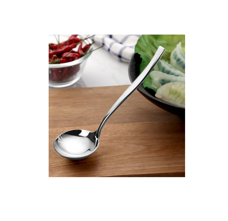 High quality brass soup spoon Household soup spoon restaurants serving use deep spoon for party ware use