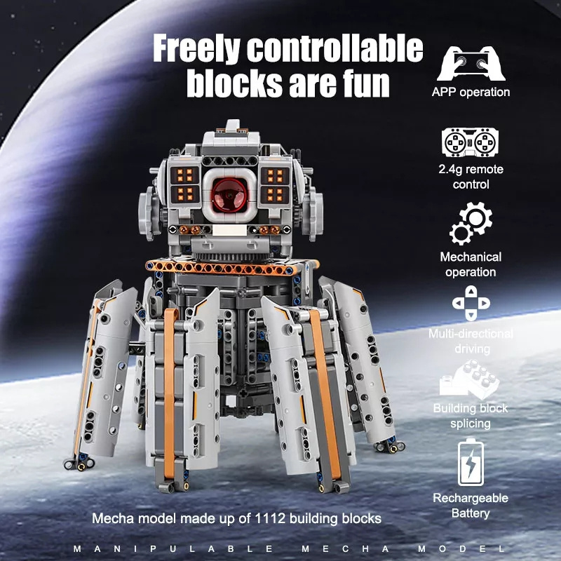 Mould King 15050 Robotics STEM Building Block Toy Sets Star Series Intelligent Brick Toy 3 in1 For Kids Educational Toys